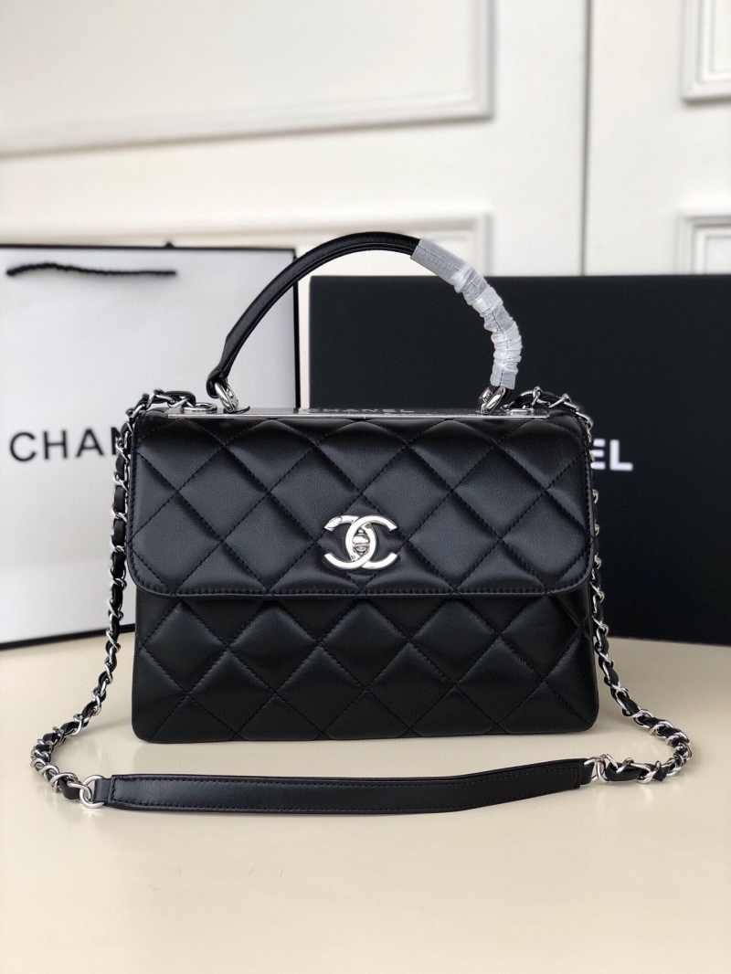 Ch**el top handle bags
